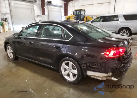 2012 Volkswagen Passat Se z USA, uszkodzony, nr VIN 1VWBH7A3XCC044106